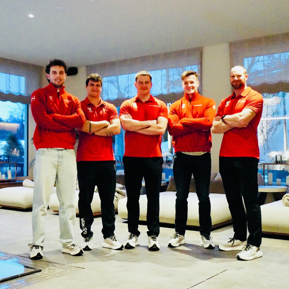 Olympia-Bob-Team Österreich im Mount Med Resort (1)