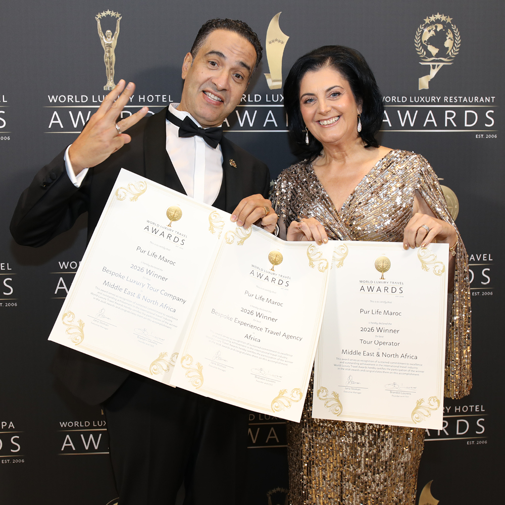 Pur Life Maroc World Luxury Travel Award