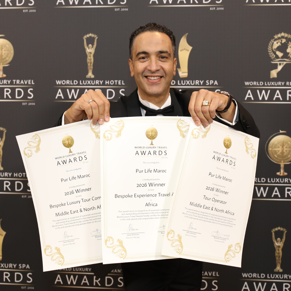 Pur Life Maroc World Luxury Travel Award
